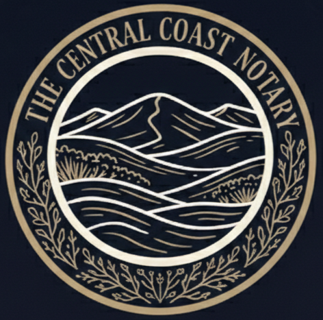 The Central Coast Notary Seal